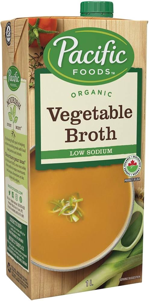 PACIFIC BROTHS - Vegetable Broth, Low Sodium, Organic (tetrapak) 1l