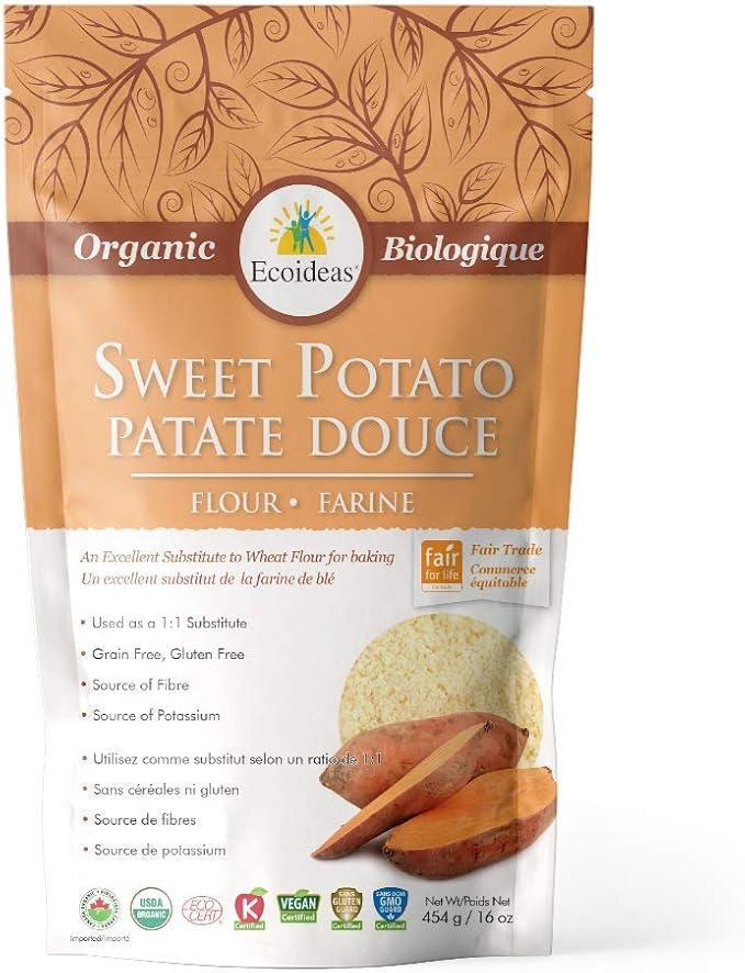 Ecoideas_Organic Fair Trade Sweet Potato Flour_454g