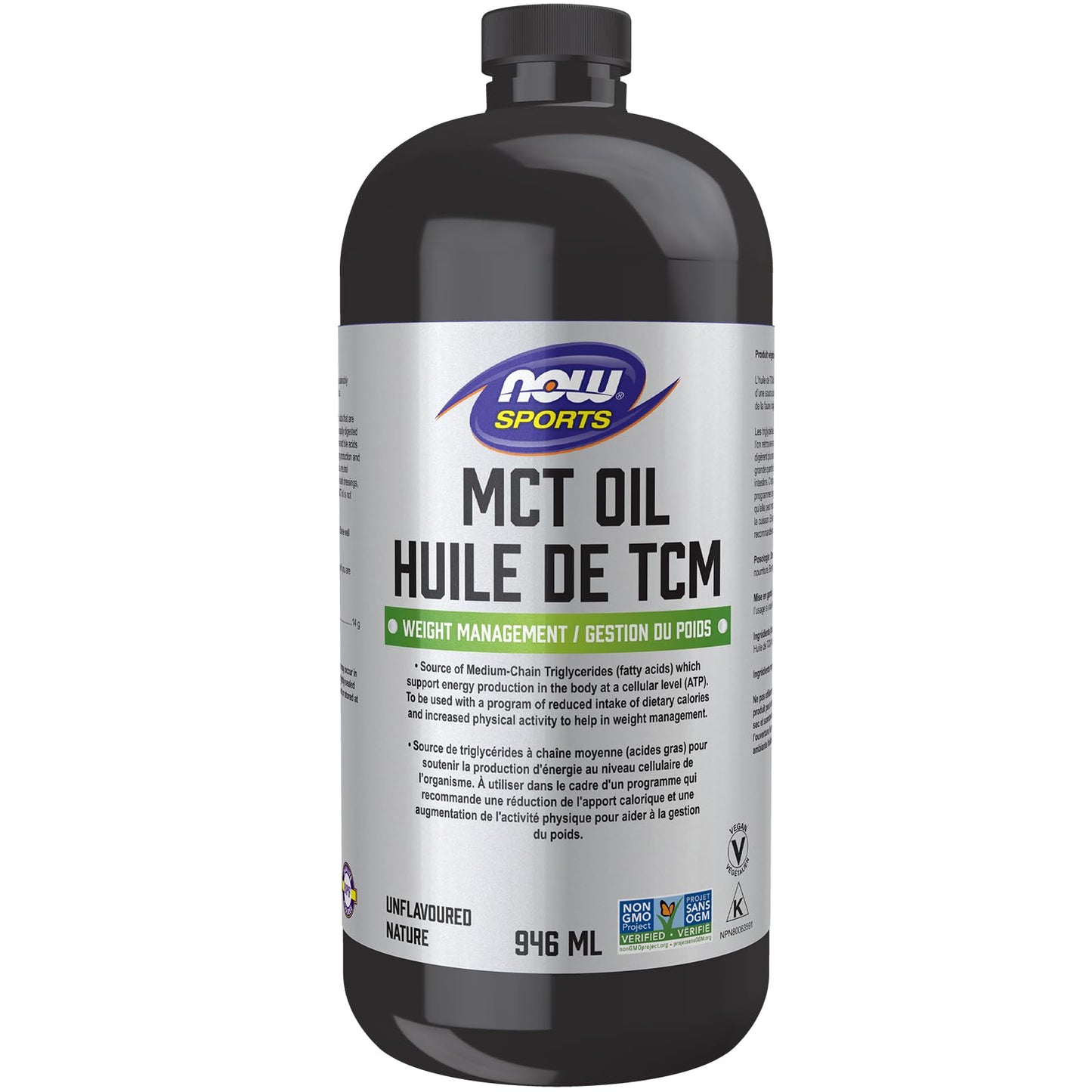 NOW MCT Oil 100% pure (plastic) 946mL