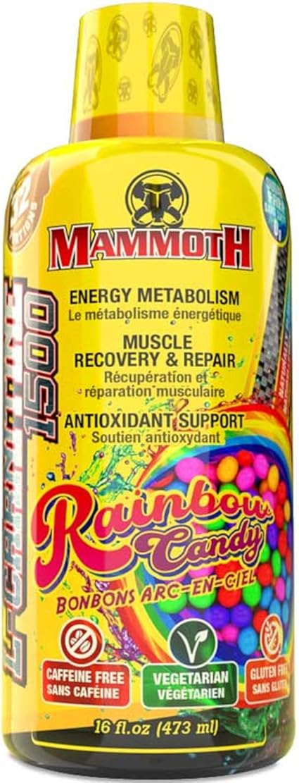 Mammoth Mammoth L-Carnitine 1500 Rainbow Candy 16oz