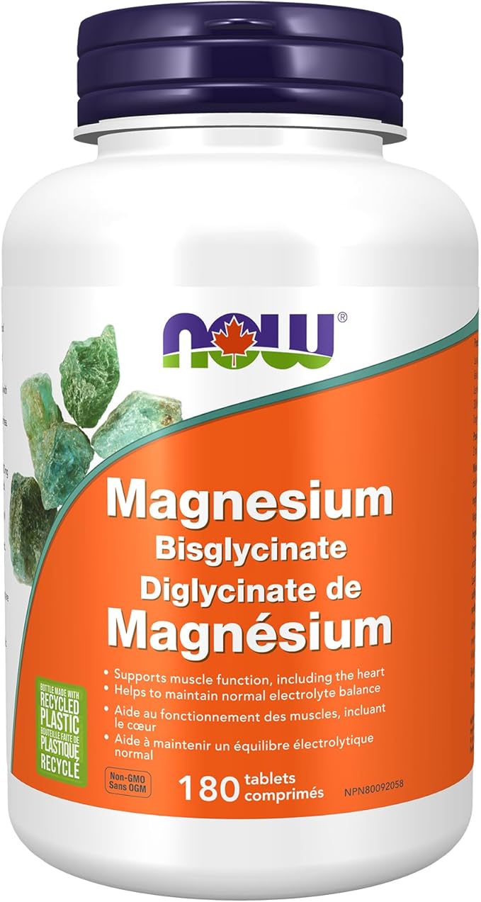 NOW Magnesium Bisglycinate 100mg 180tab