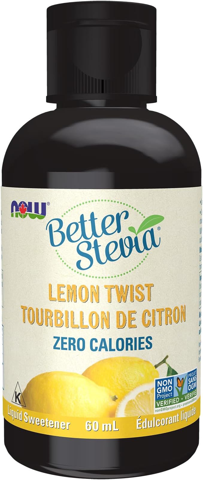 NOW BetterStevia Liquid Extract (Lemon Twist) 60mL