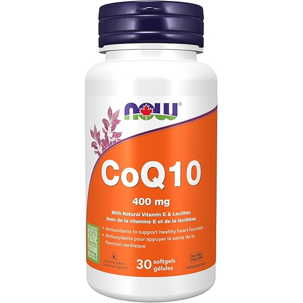 NOW CoQ10 400mg Highest Potency 30gel