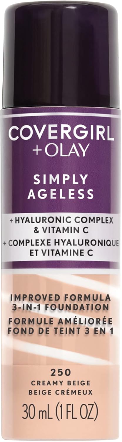 COVER GIRL/OLAY SIMPLY AGELESS FND 3IN1 CR BEIGE pack of 2