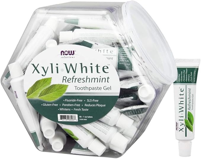 NOW_Xyliwhite Fishbowl Ctr Disp Refreshmint 28g*40pc travel size