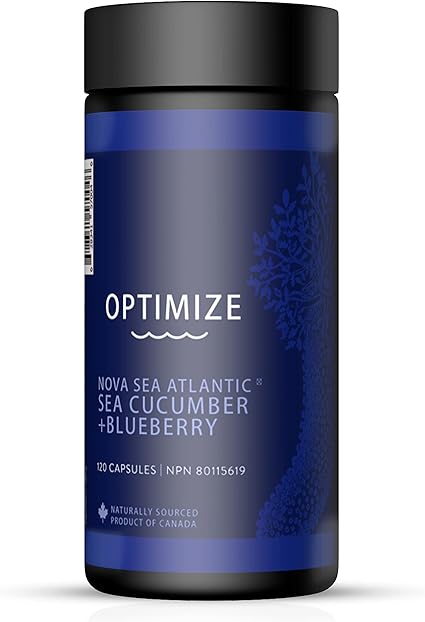 NOVA SEA ATLANTIC® Sea Cucumber + Blueberry OPTIMIZER / OPTIMIZE 120 capsules (NPN# 80115619)