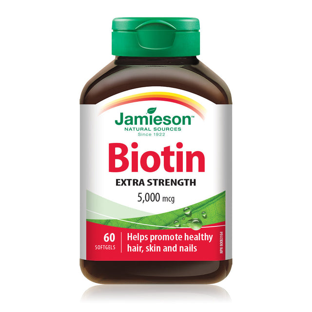 Jamieson JMS Biotin 5000mcg 60's 60Softgels
