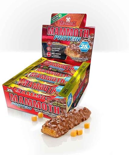 Mammoth Mammoth Protein Bar, Chocolate Caramel, 12/box