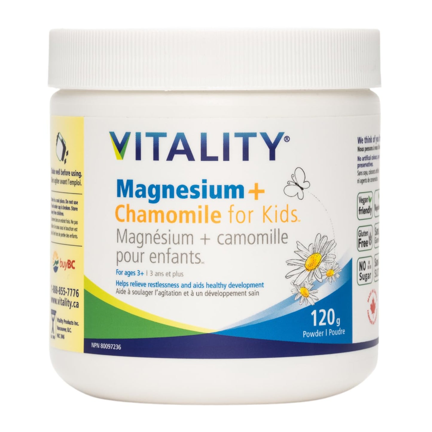Vitality Products Inc. Magnesium+Chamomile For Kids 120g