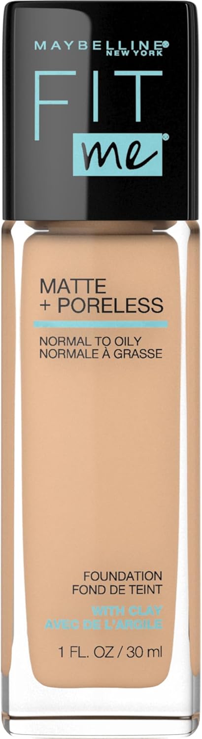 MAYB FIT ME FOUNDATION MATTPORELES WARMNUDE128 LOTION pack of 2