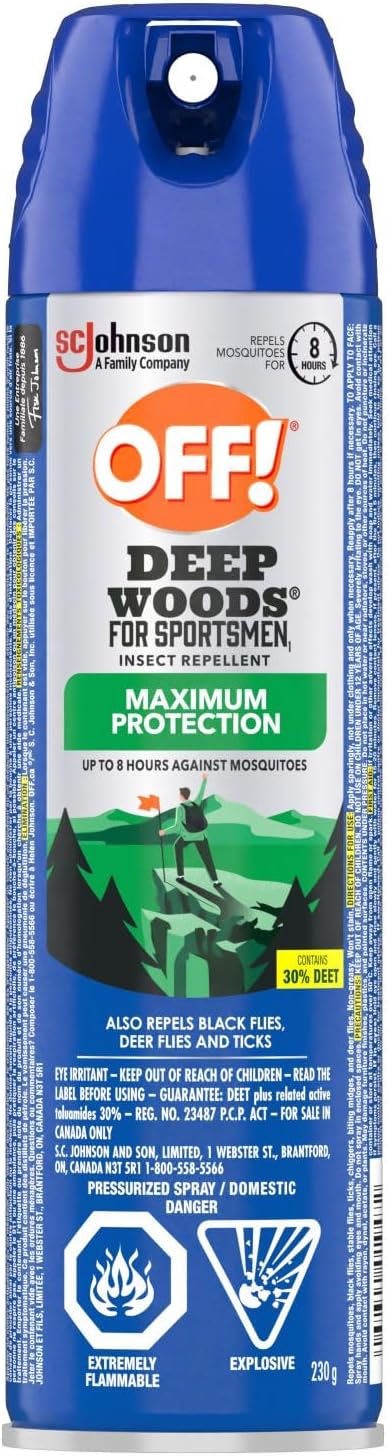 OFF DEEP WOODS SPORTMAN 230G AEROSOL pack of 12