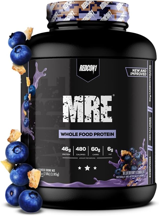 Redcon1 MRE | Blueberry Cobbler | 24 Servings
