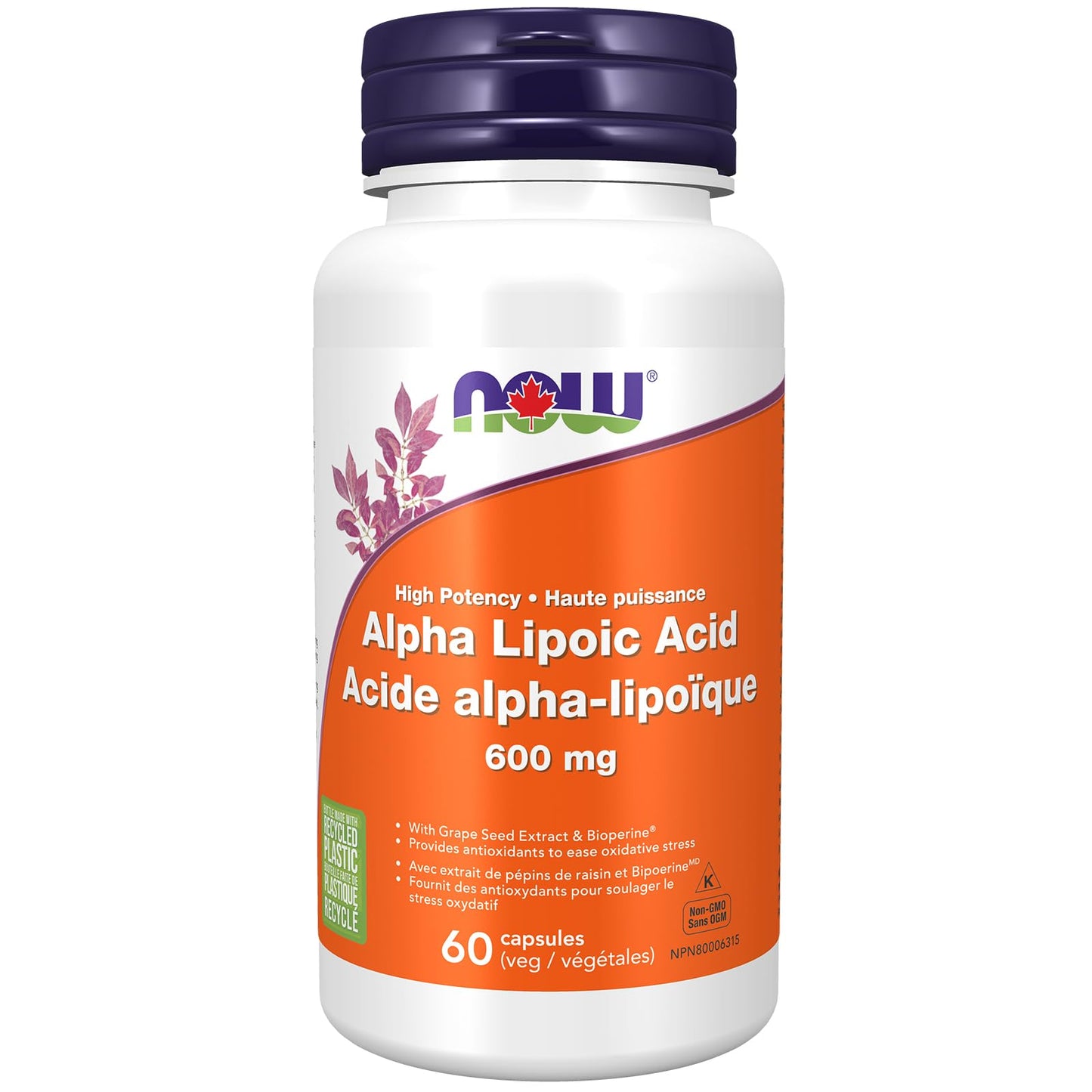 NOW Alpha Lipoic Acid 600mg 60vcap
