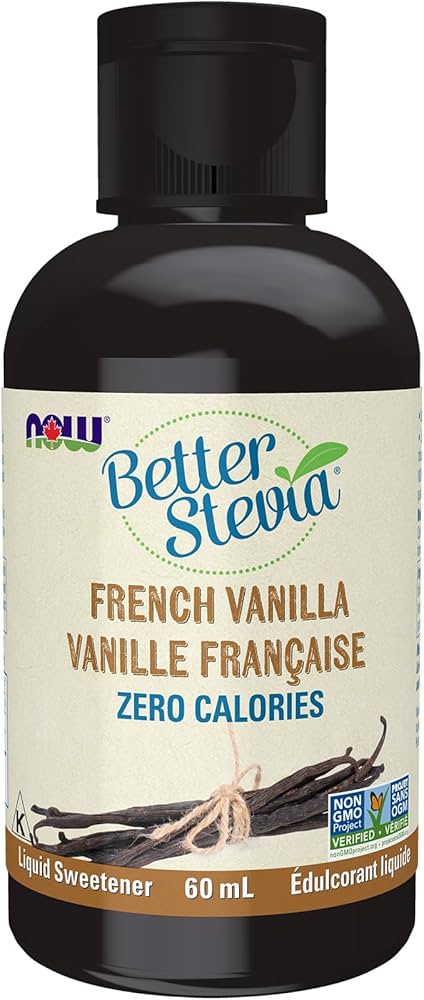 NOW BetterStevia Liquid Extract (French Vanilla) 60mL