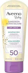 AVEENO SENSITIVE SKIN BABY SUN LOTION SPF50 88ML