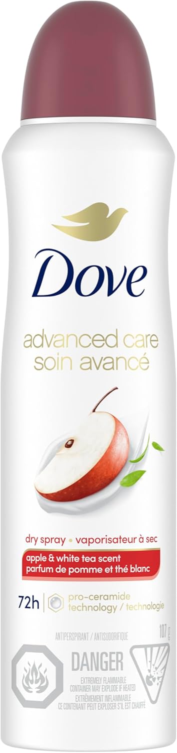DOVE GO FRESH APPLE & WHITE TEA DRY SP 107G AEROSOL