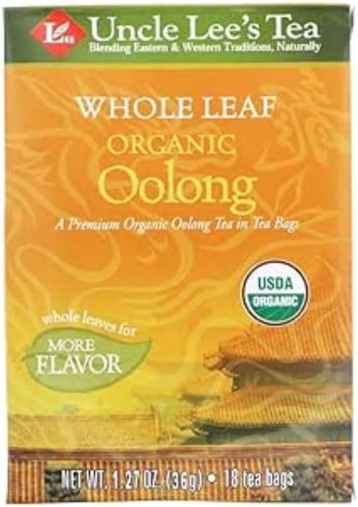UNCLE LEE'S TEAS    Imperial Organic Teas    UNCLE LEE'S TEAS    Imperial Organic Teas    Org Oolong 18bg