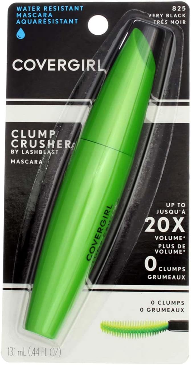 COVERGIRL LASHBLAST CLUMP CRUSHER MASC WP VERY BLK pack of 3