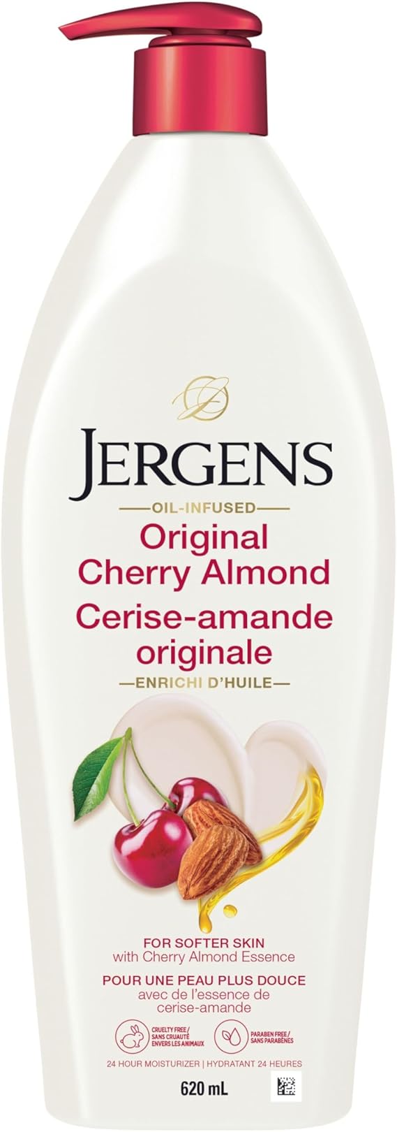 JERGENS LOTION CHERRY/ALMOND MOISTURIZER ORI 620ML LOTION