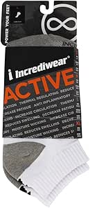 Incrediwear Active Socks Low Cut Colour: White
Clothing Size: Large