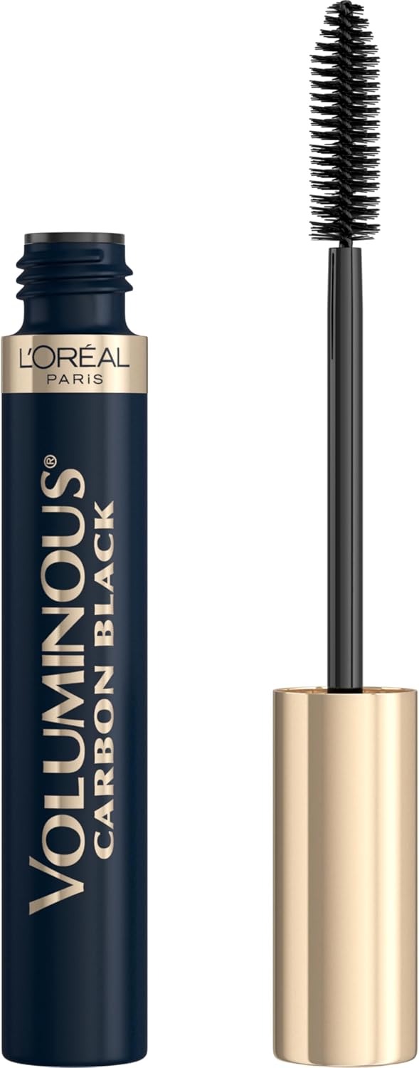 LOREAL VOLUMINOUS MASCARA CARBON BLACK pack of 3