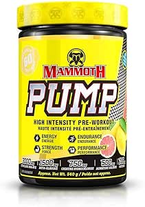 Bucked Up Mammoth Pump Pink Lemonade 60 Serve
