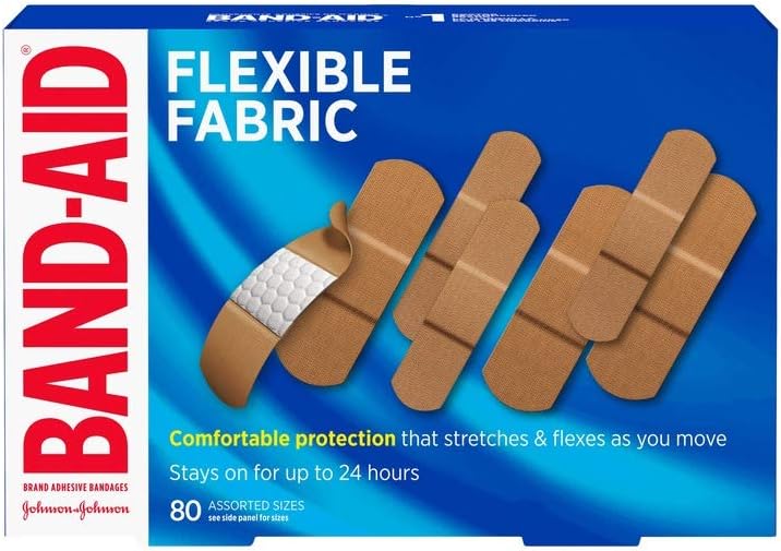 BAND-AID FABRIC FLEXIBLE 80