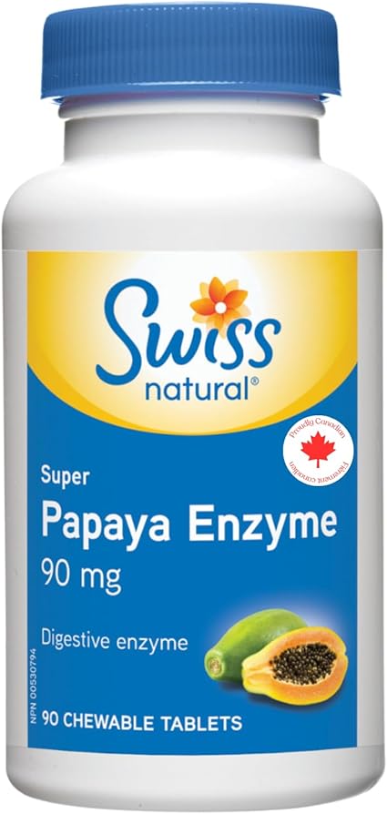 SUPER PAPAYA TB CHEW 90MG 90 SWISS HERB TAB CHEW