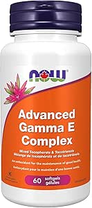NOW Gamma E Complex (Tocopherols/Tocotrienols) 60gel