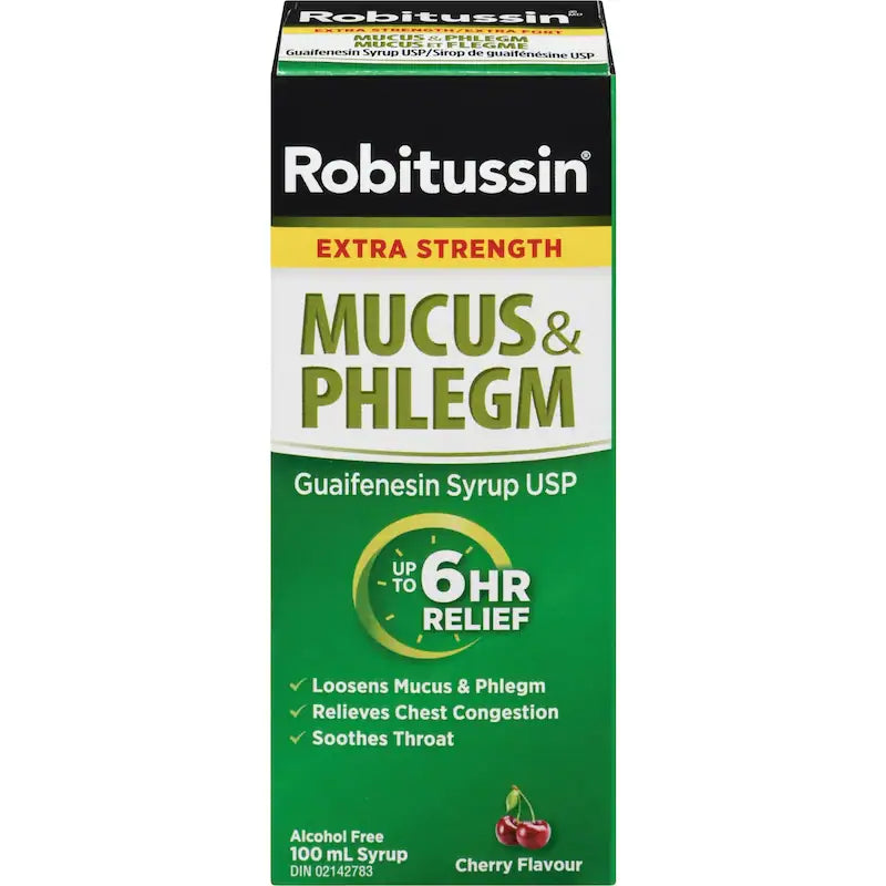 ROBITUSSIN XST MUCUS & PHLEGM 200MG/5ML SYR 100ML SYRUP