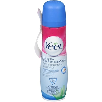 VEET CR HAIR REMOVAL SENSITIVE SKIN EASY SP 150ML AEROSOL