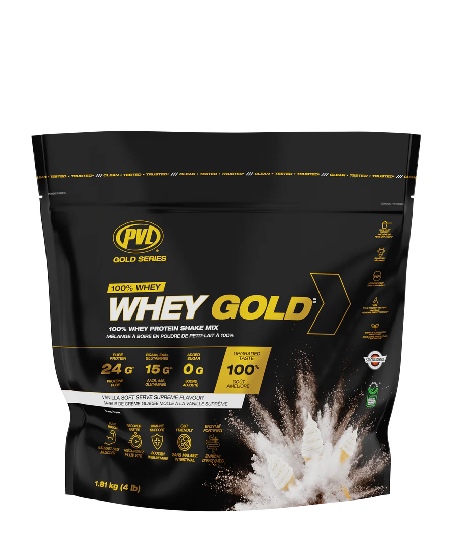 PVL Pure Vita Labs Whey Gold Vanilla Soft Serve Supreme1.81 kg/4 lb