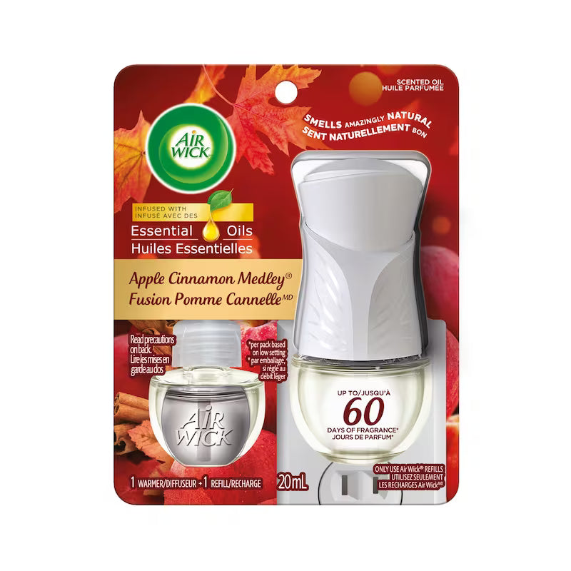 AIRWICK SCENTED OIL APPLE BLOSSOM & COTTON SET4 pack of 4