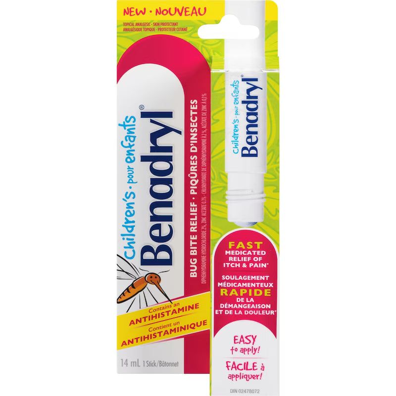 BENADRYL CHILDREN BUG BITE RELIEF 14ML SOLUTION