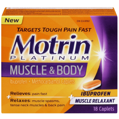 MOTRIN PLATINUM MUSCLE&BODY TB 18 TABLET