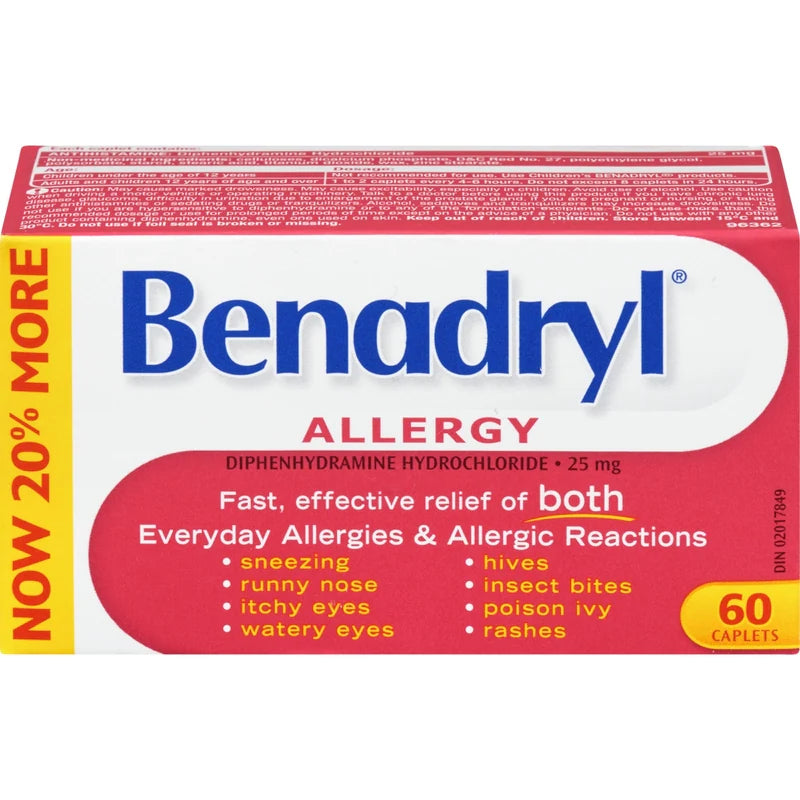 BENADRYL CPLT 25MG 60 CAPLET