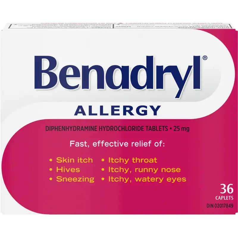 BENADRYL CPLT 25MG 36 CAPLET