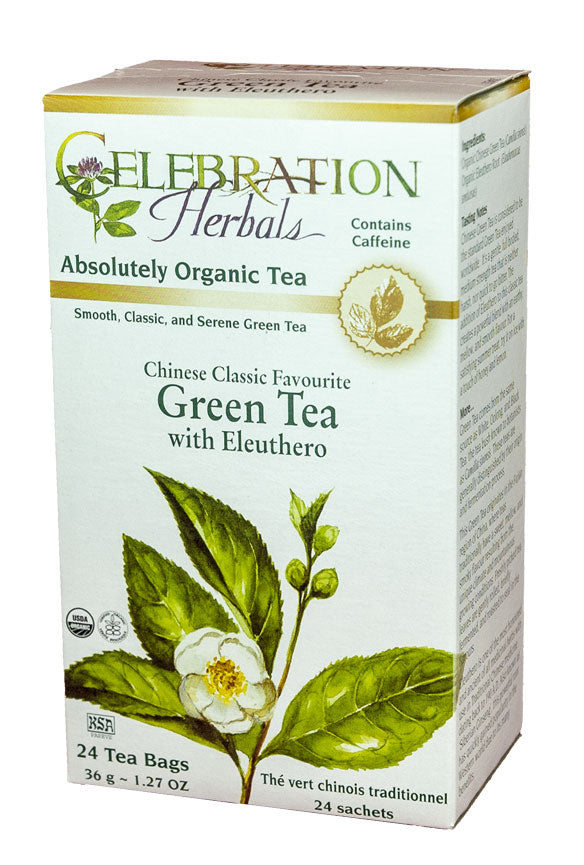 CHTea - Green Chinese w/ Eleuthero ORG 24TB