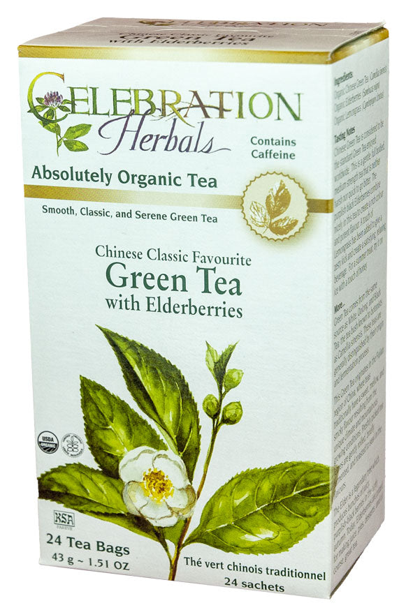 CHTea - Green w Elderberries ORG 24TB