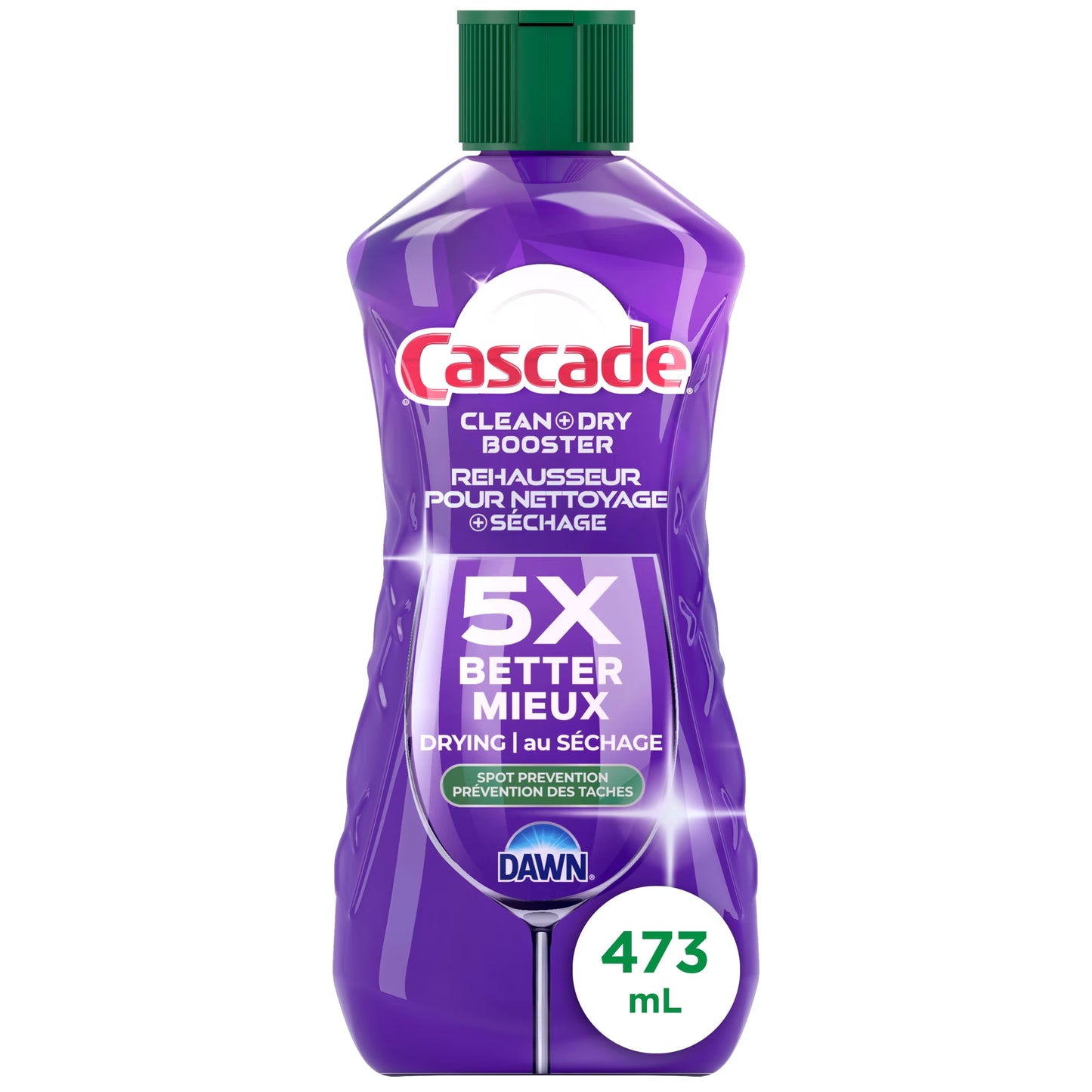 CASCADE RINSE AID CLEAN&DRY 473ML pack of 4