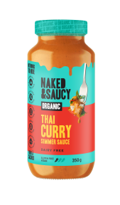 Naked & Saucy Simmer Sauce Sweet Curry Simmer Sauce350G