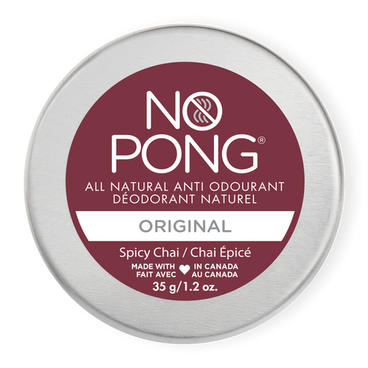 No Pong Natural Deodorant   Spicy Chai Original  35g