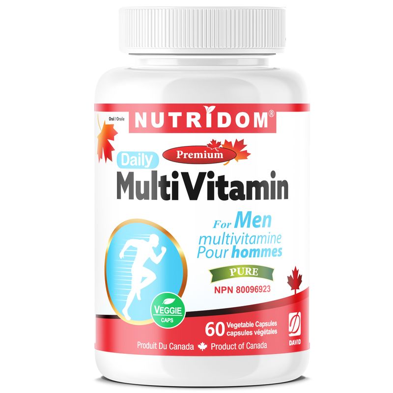 NUTRIDOM® Multi-Vitamin For Men 60 Vcaps