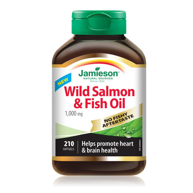 Jamieson JMS NFA Wild Salmon & Fish Oil 210's 210Softgels