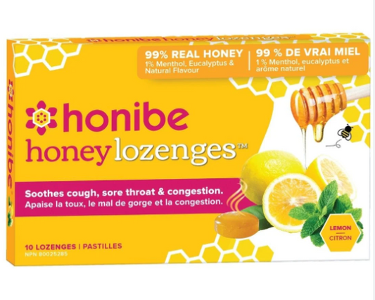HONIBE    Lozenges    HONIBE    Lozenges    Pure Honey Vit C & Orange 10pc*12