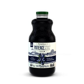 Patience Fruit & Co.   Org Pure Wild Blueberry Juice 6 x 946ml