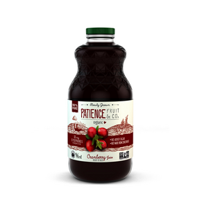 Patience Fruit & Co.   Org Pure Cranberry Juice  946ml