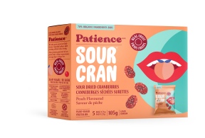 Patience Fruit & Co.   SourCran Peach Multi-Pack 5pk