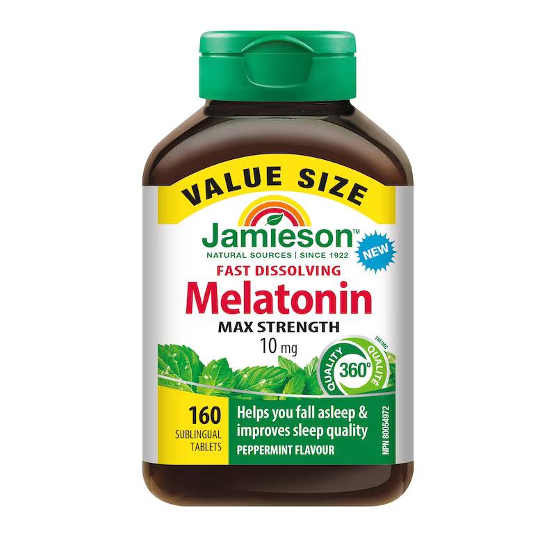 MELATONIN FD PEPPERMINT TB 10MG 160 TABLET