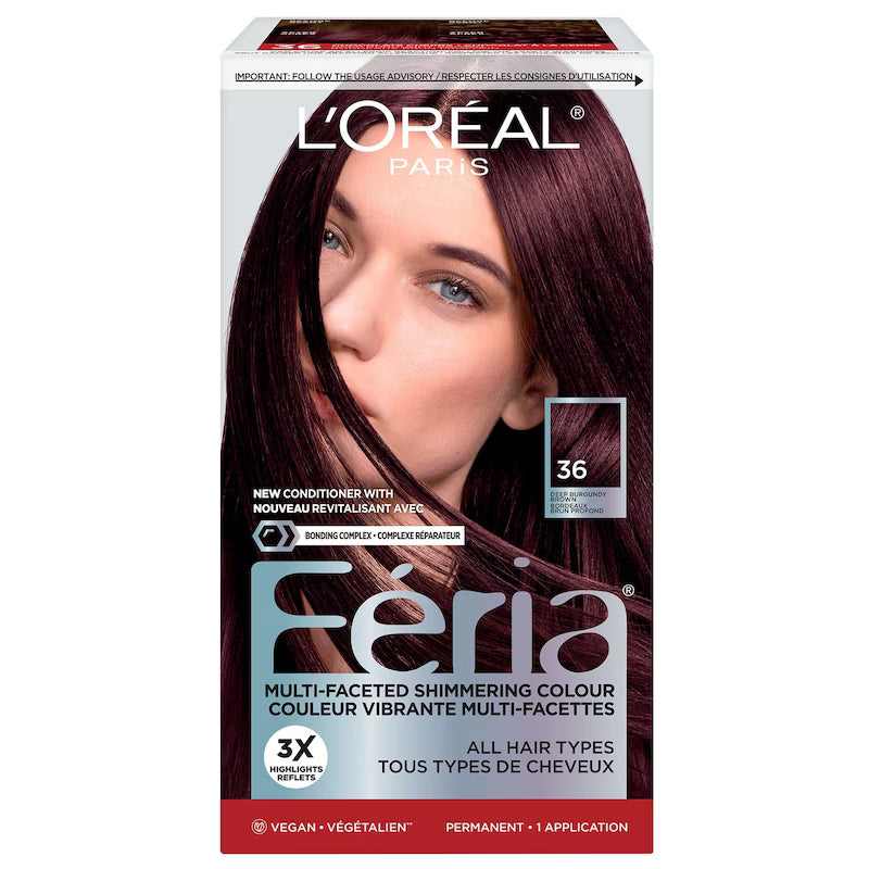 FERIA CHOC CHERRY DEEP BURGUNDY BROWN #36